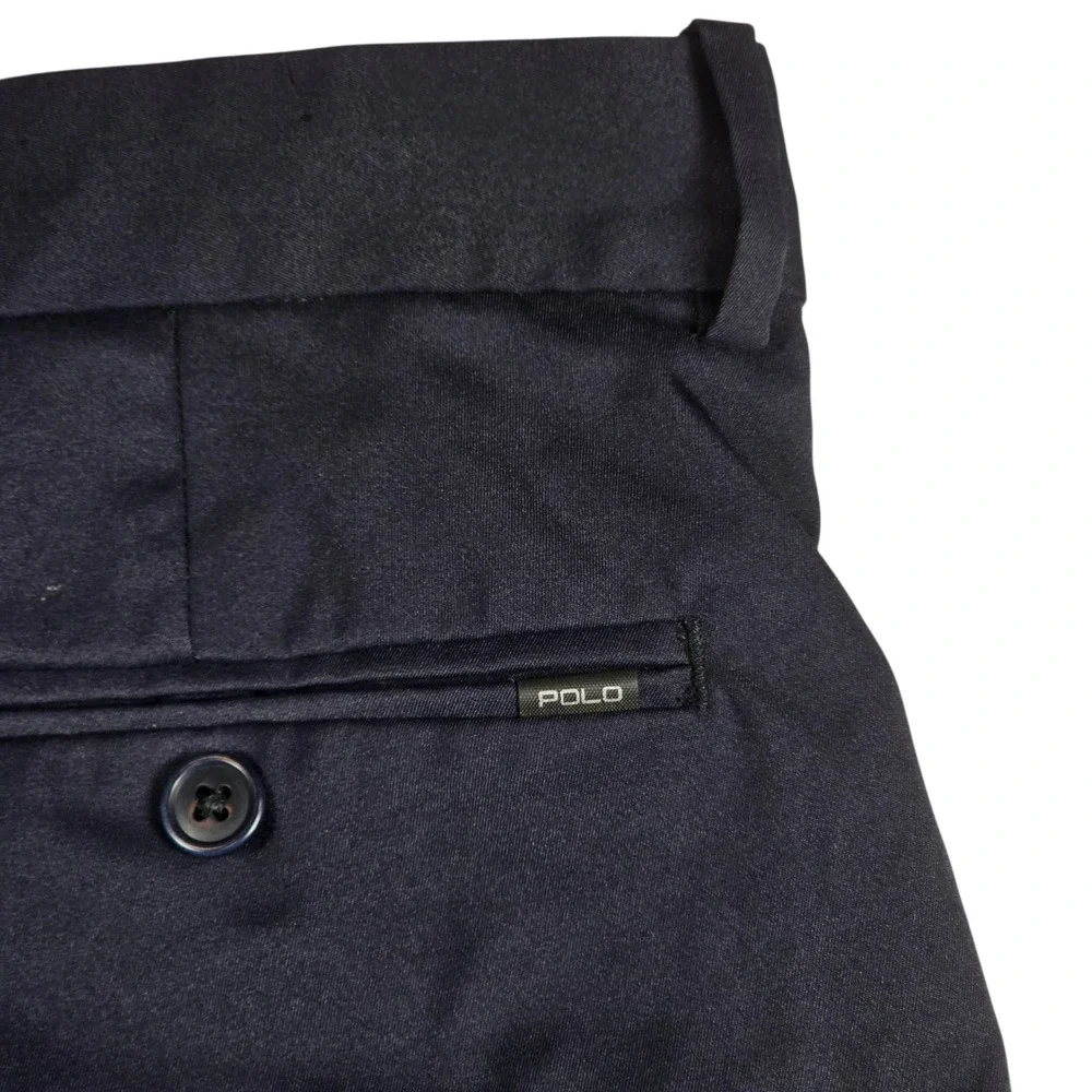 Polo Ralph Lauren Navy Blue Flat Front Golf Performance 9